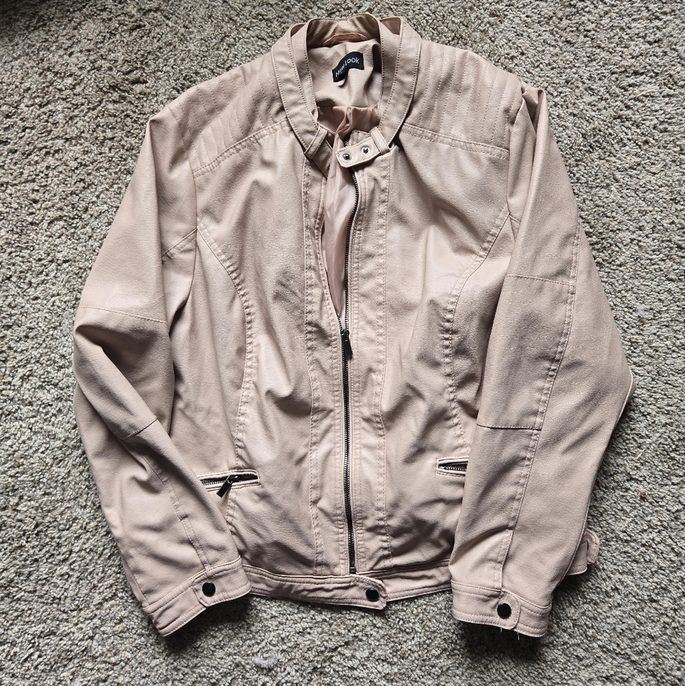 Plus Size Moto Jacket